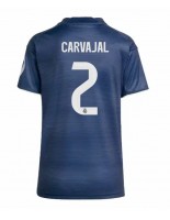 Real Madrid Daniel Carvajal #2 Vieraspaita Naisten 2025-26 Lyhythihainen